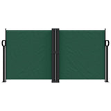 Pare-brise Vidaxl extensible 120x600 cm vert foncé