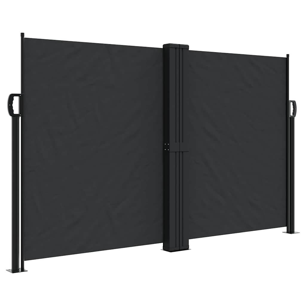 Vidaxx pare-vent extensible 140x600 cm noir