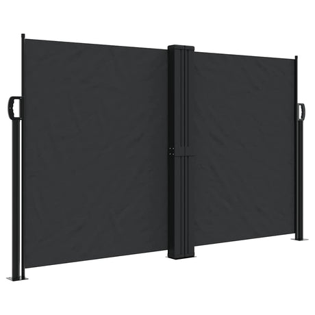 Vidaxx pare-vent extensible 140x600 cm noir