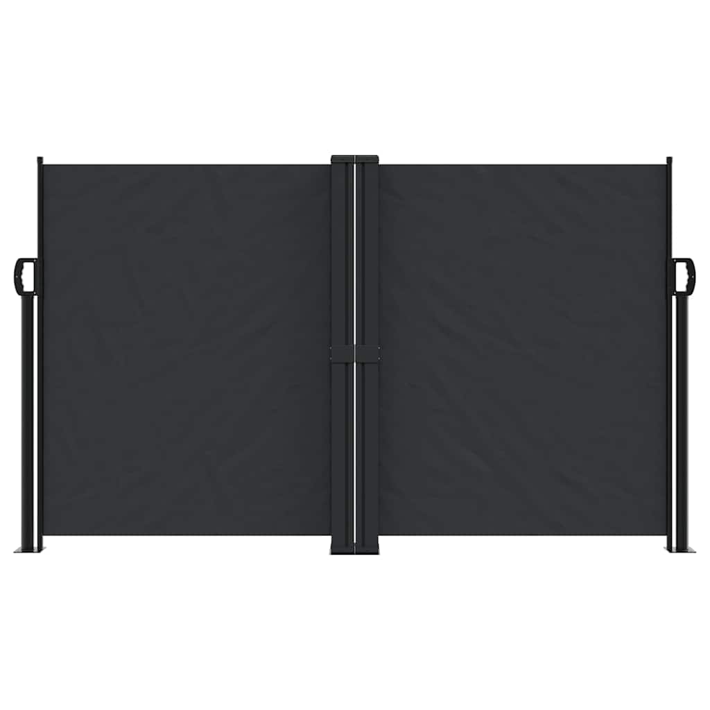 Vidaxx pare-vent extensible 140x600 cm noir