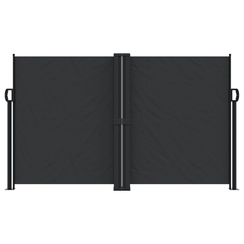 Pare-brise Vidaxl extensible 140x600 cm noir