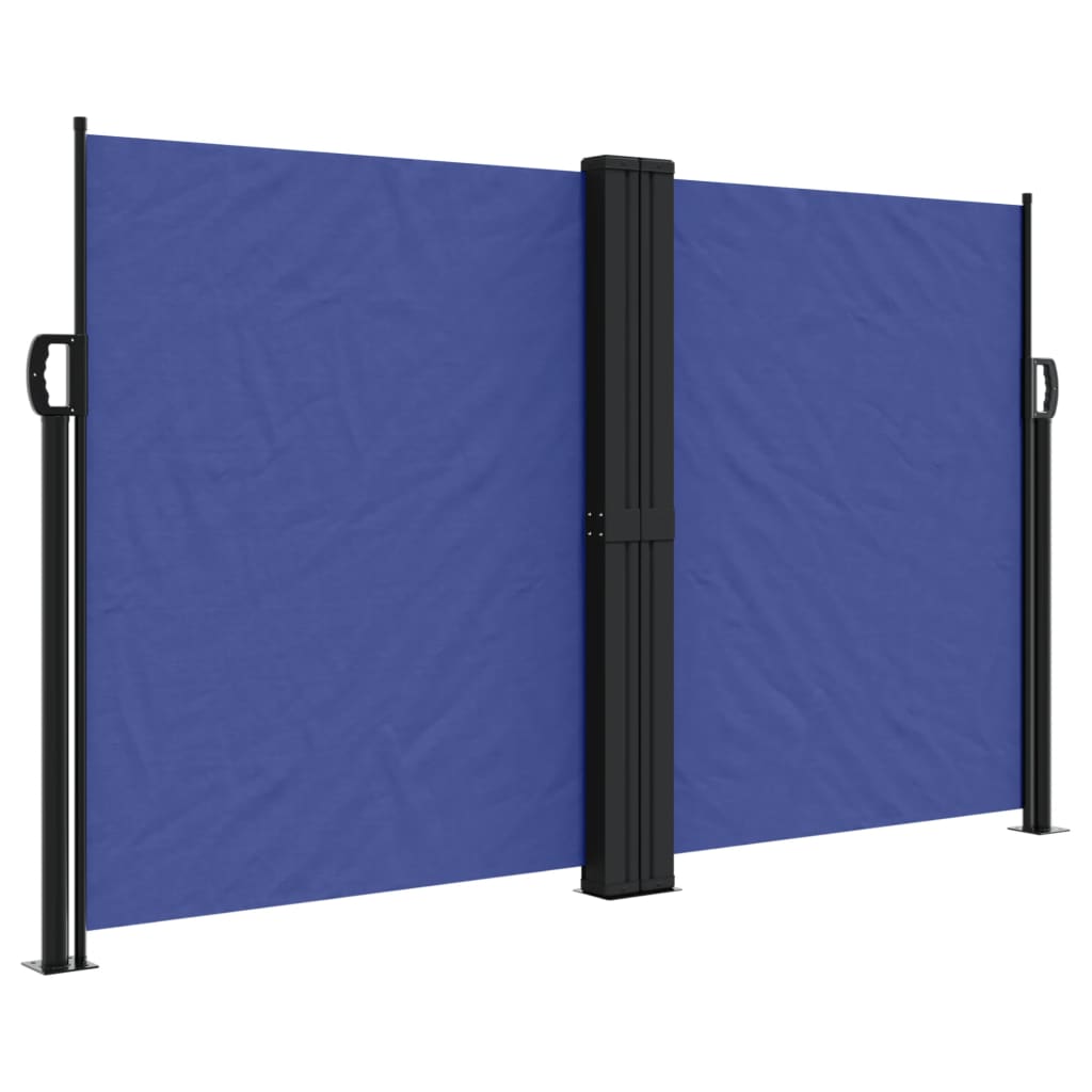 Vidaxl windscherm uittrekbaar 140x600 cm blauw