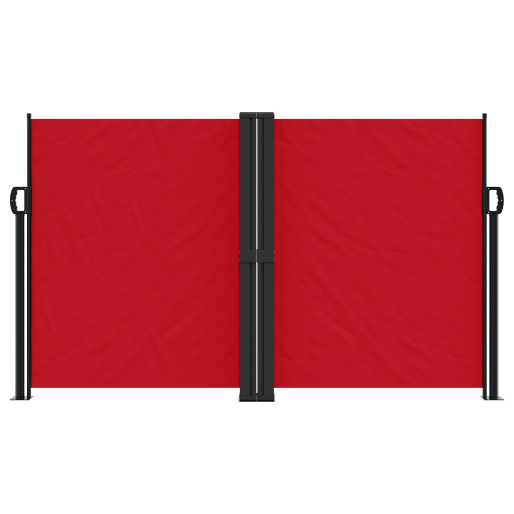 Pare-brise Vidaxl extensible 140x600 cm rouge