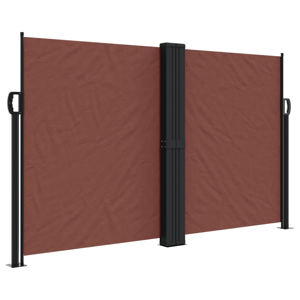 Vidaxx pare-vent extensible 140x600 cm marron