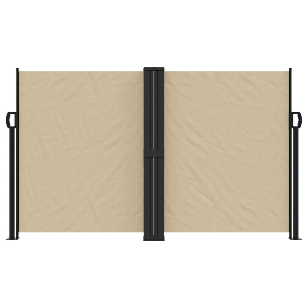 Vidaxl Windshield utvidbar 140x600 cm beige