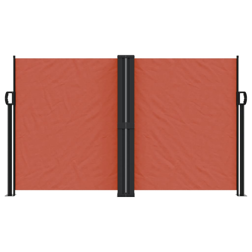 Vidaxx pare-vent extensible 140x600 cm terre cuite