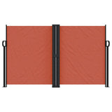 Vidaxx pare-vent extensible 140x600 cm terre cuite