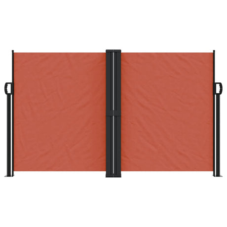 Vidaxx pare-vent extensible 140x600 cm terre cuite