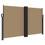 VidaXL Windshield Extendable 140x600 cm Taupe