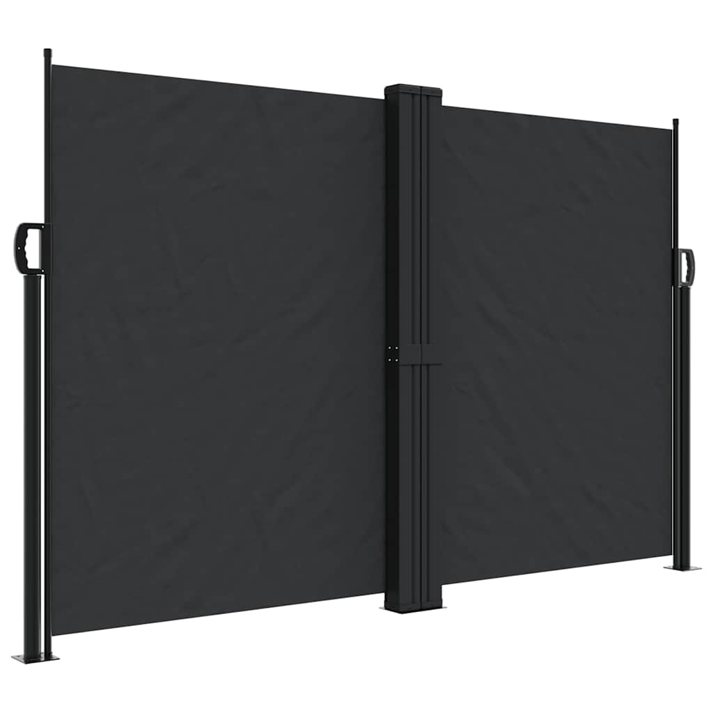 Vidaxx pare-vent extensible 160x600 cm noir