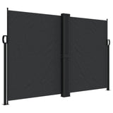 VidaXL Windshield Extendable 160x600 cm Black