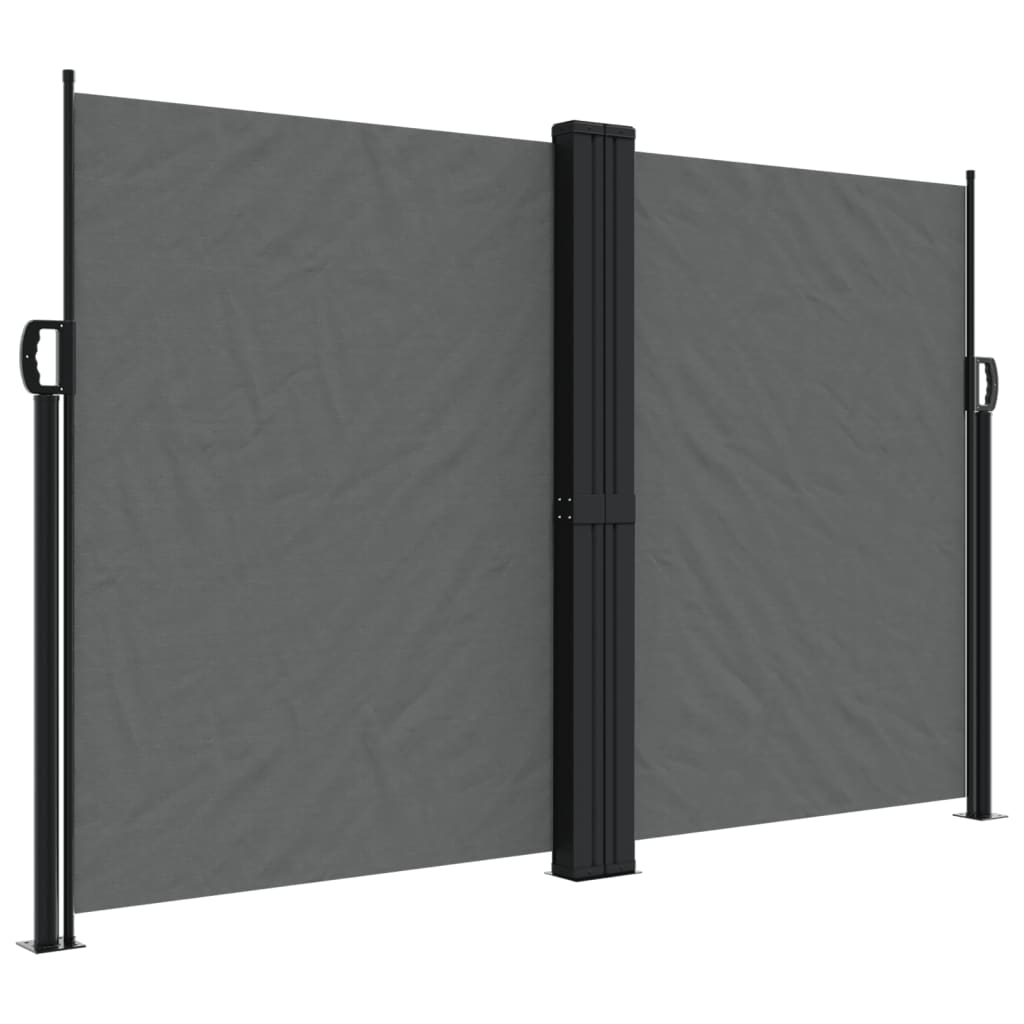 Vidaxl Windshield utvidbar 160x600 cm Antracitt