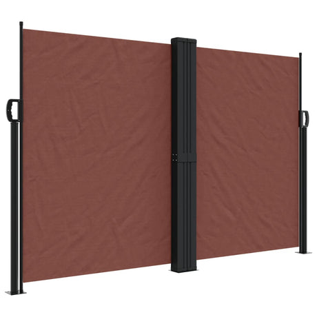 Vidaxx pare-vent extensible 160x600 cm marron
