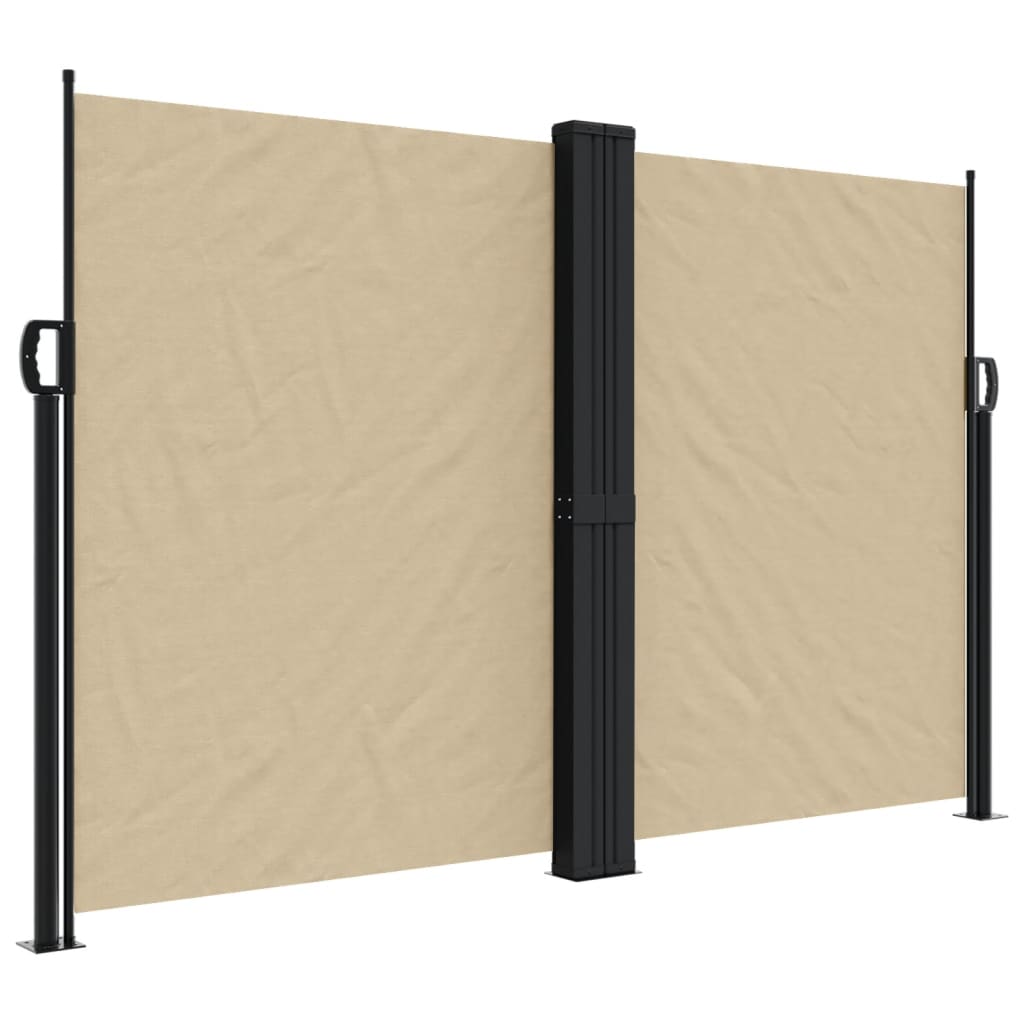 Pare-brise vidaxl extensible 160x600 cm beige