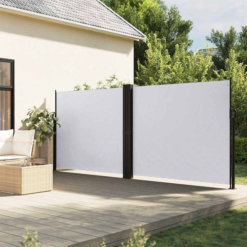 Vidaxx pare-vent extensible 160x600 cm blanc