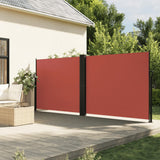 Vidaxx pare-vent extensible 160x600 cm terre cuite