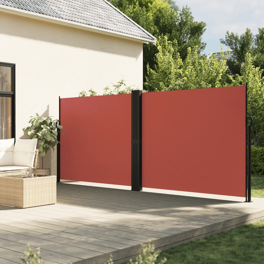 Vidaxl vindrutan utdragbar 160x600 cm terrakotta