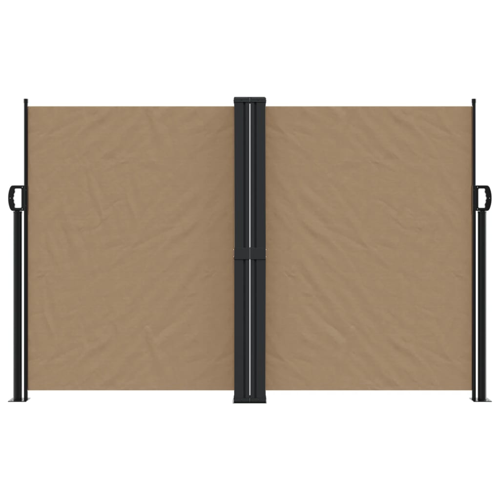 Vidaxl Windshield utvidbar 160x600 cm taupe