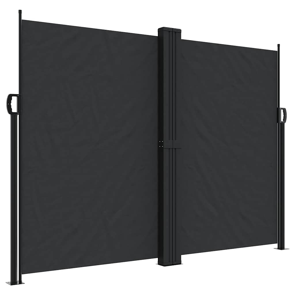 Vidaxx pare-vent extensible 180x600 cm noir