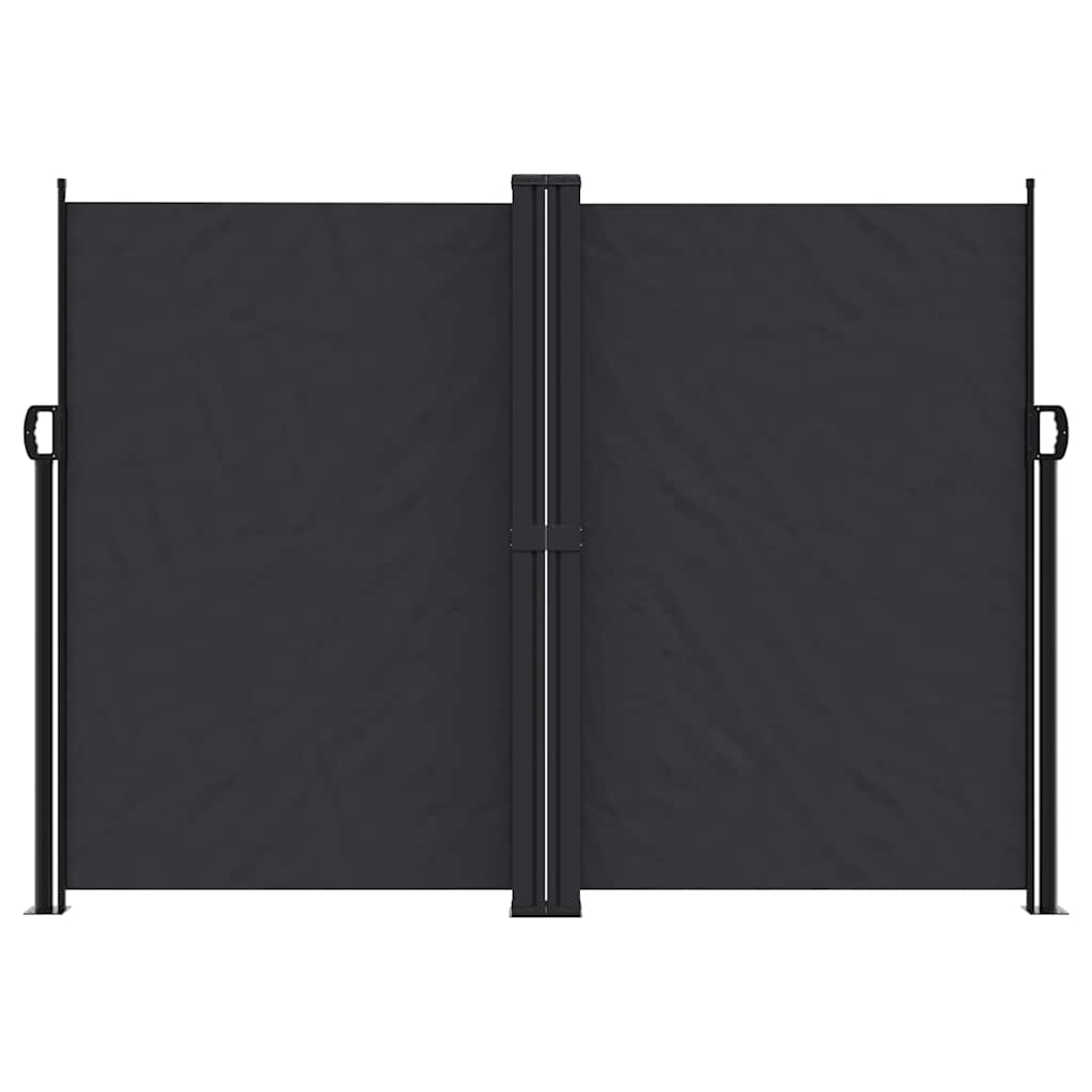 Vidaxx pare-vent extensible 180x600 cm noir