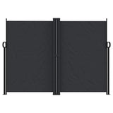 Vidaxx pare-vent extensible 180x600 cm noir