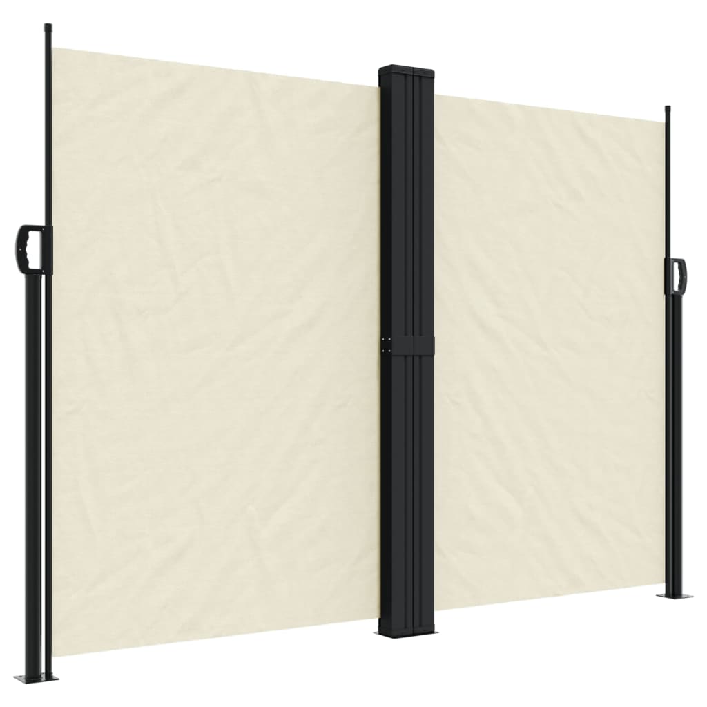 Vidaxl Garden Screen Extendable 180x600 cm Cream -Colored