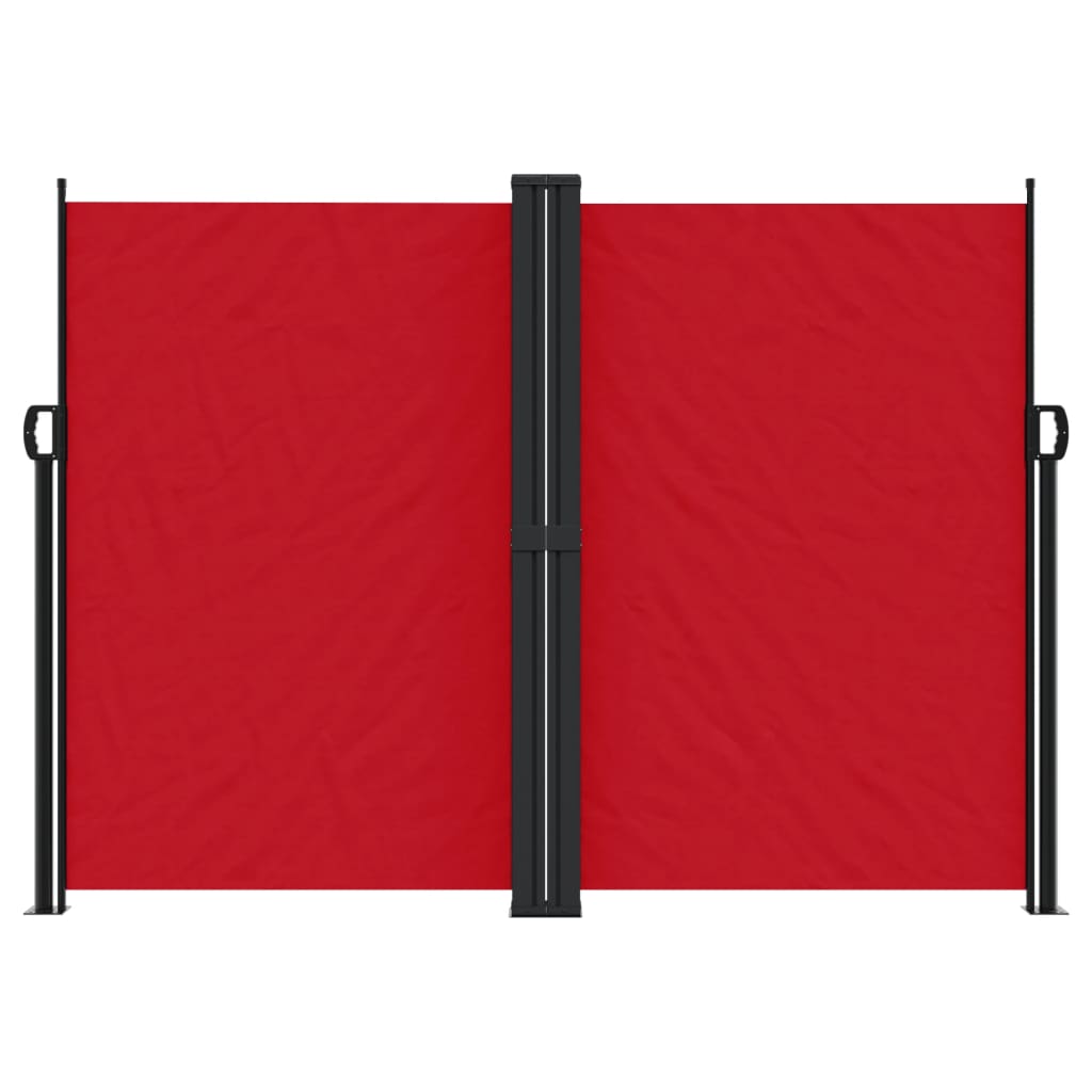 Vidaxl windscherm uittrekbaar 180x600 cm rood