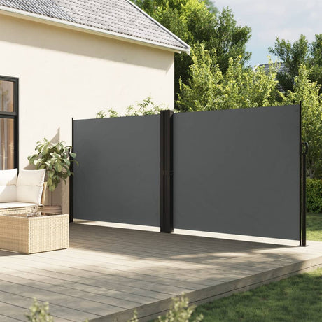 Vidaxx pare-vent extensible 180x600 cm anthracite