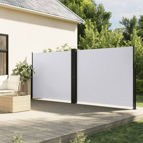 Vidaxx pare-vent extensible 180x600 cm blanc