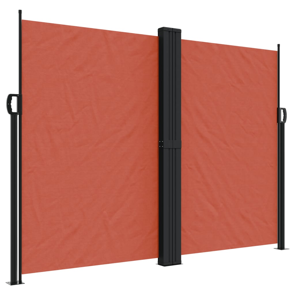 Vidaxx pare-vent extensible 180x600 cm terre cuite
