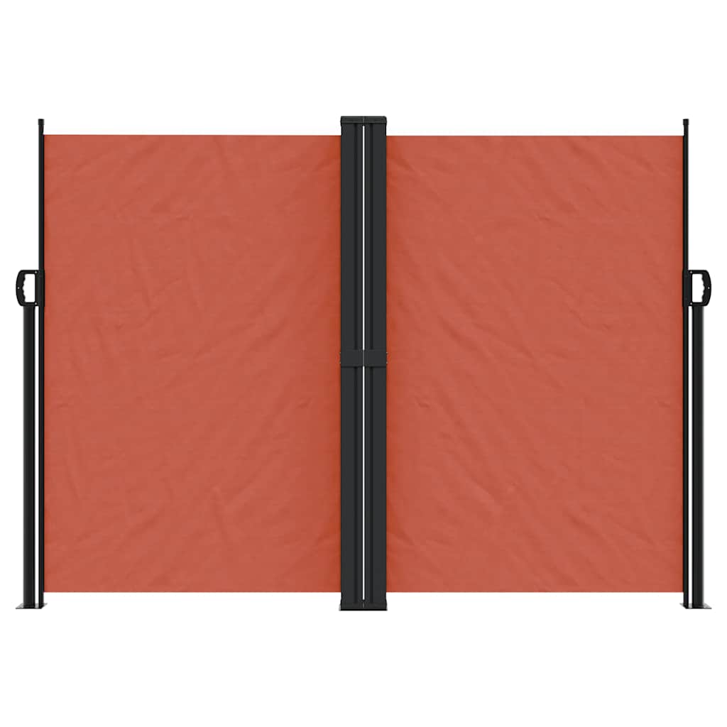 Vidaxx pare-vent extensible 180x600 cm terre cuite