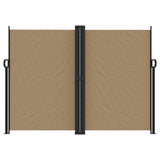 VidaXL Windshield Extendable 180x600 cm Taupe