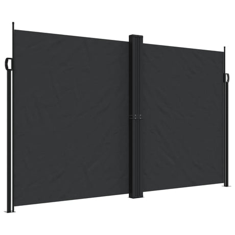 Vidaxx pare-vent extensible 200x600 cm noir