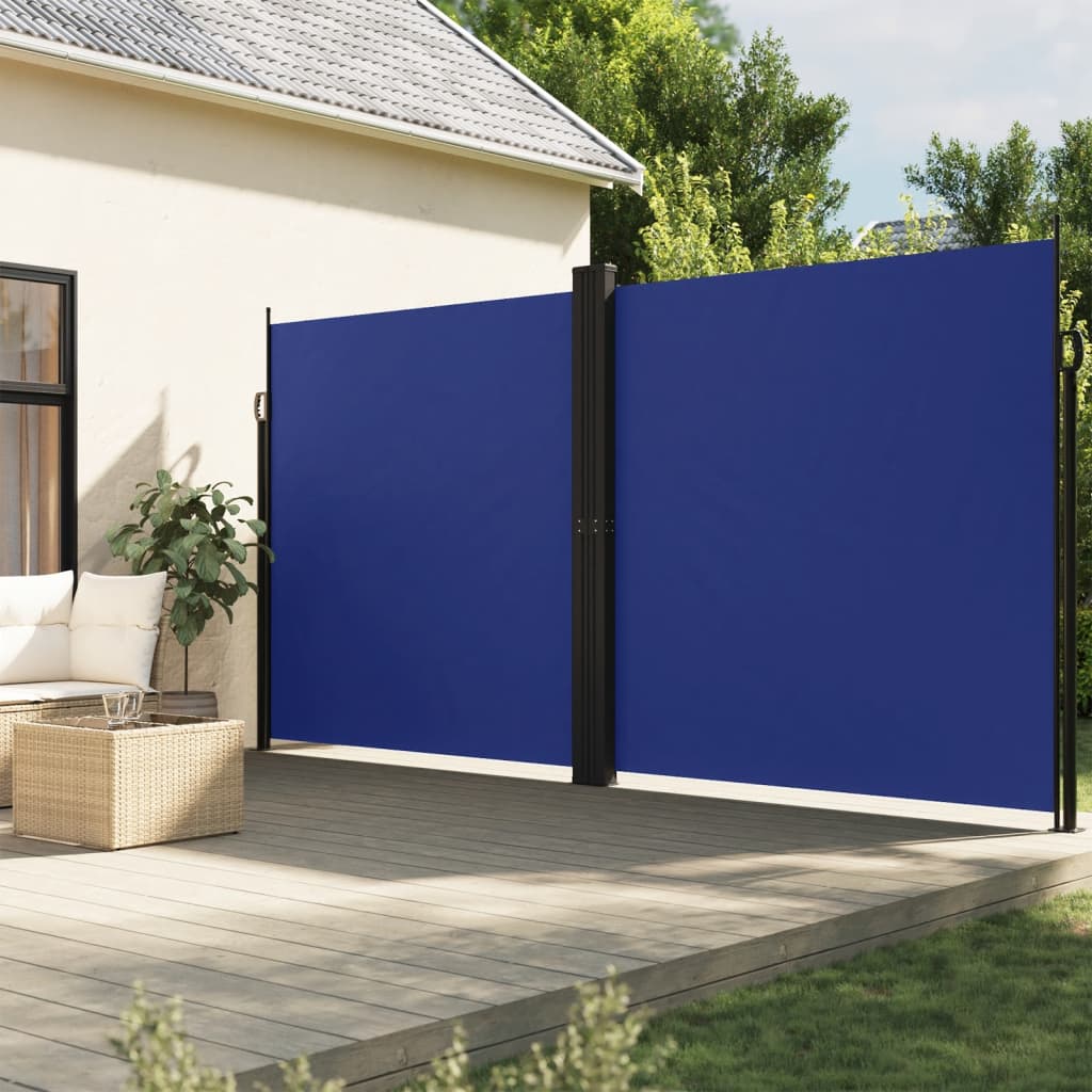 VidaXL Windshield Extendable 200x600 cm blue