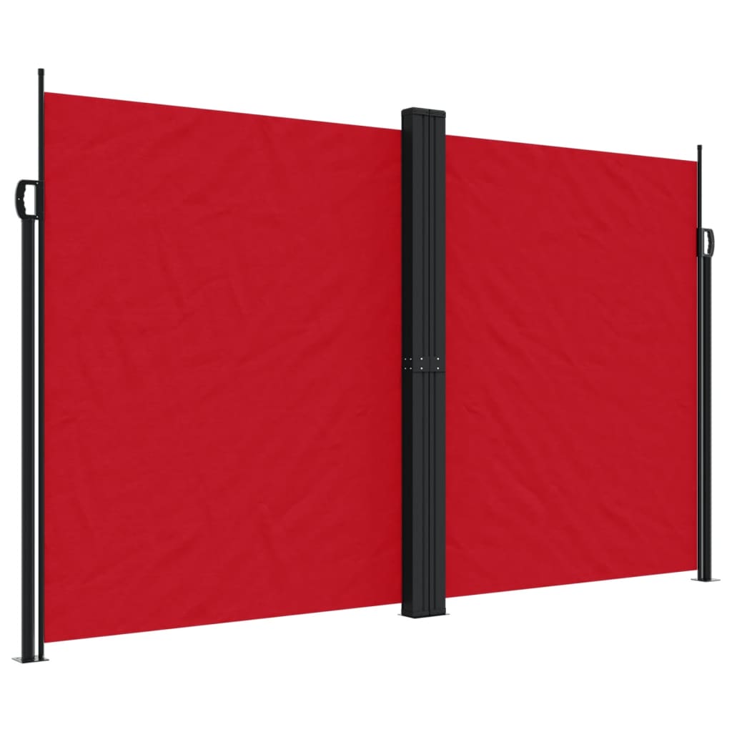 Vidaxl windscherm uittrekbaar 200x600 cm rood