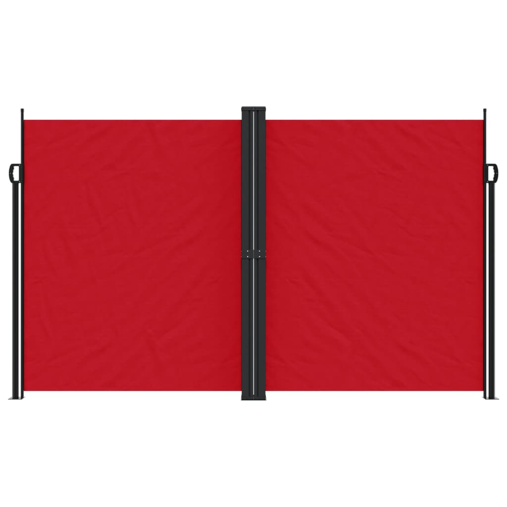 Vidaxl windscherm uittrekbaar 200x600 cm rood