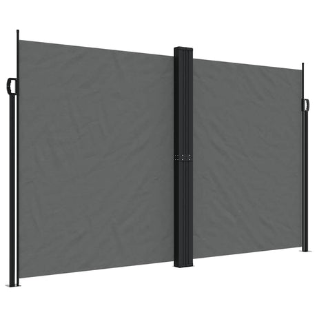 Vidaxx pare-vent extensible 200x600 cm anthracite
