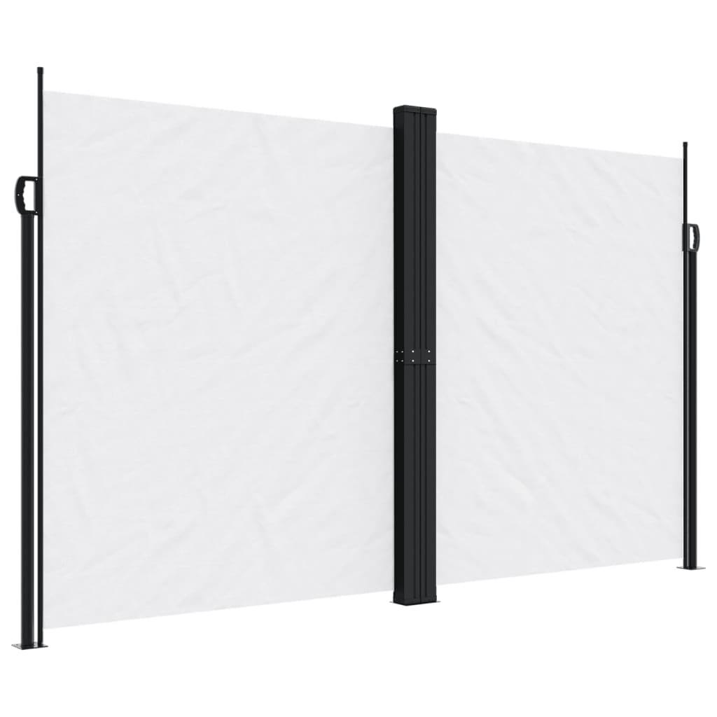 Vidaxx pare-vent extensible 200x600 cm blanc