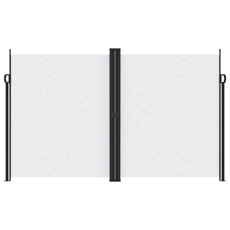 Vidaxx pare-vent extensible 200x600 cm blanc