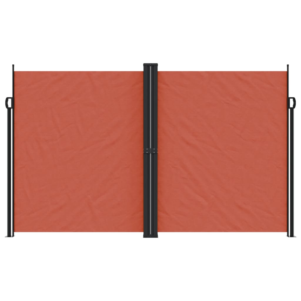 Vidaxx pare-vent extensible 200x600 cm terre cuite