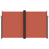 Vidaxx pare-vent extensible 200x600 cm terre cuite