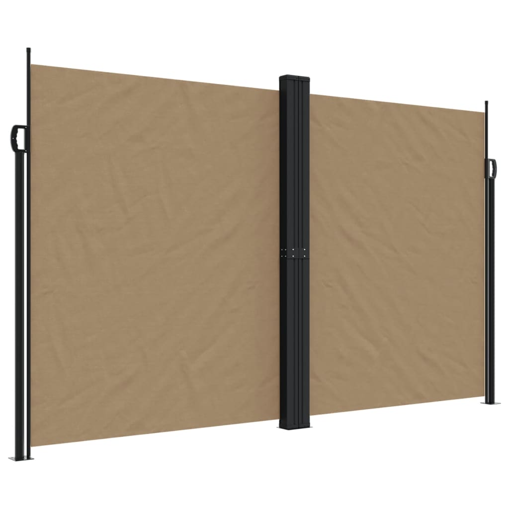 Vidaxl Windshield utvidbar 200x600 cm taupe