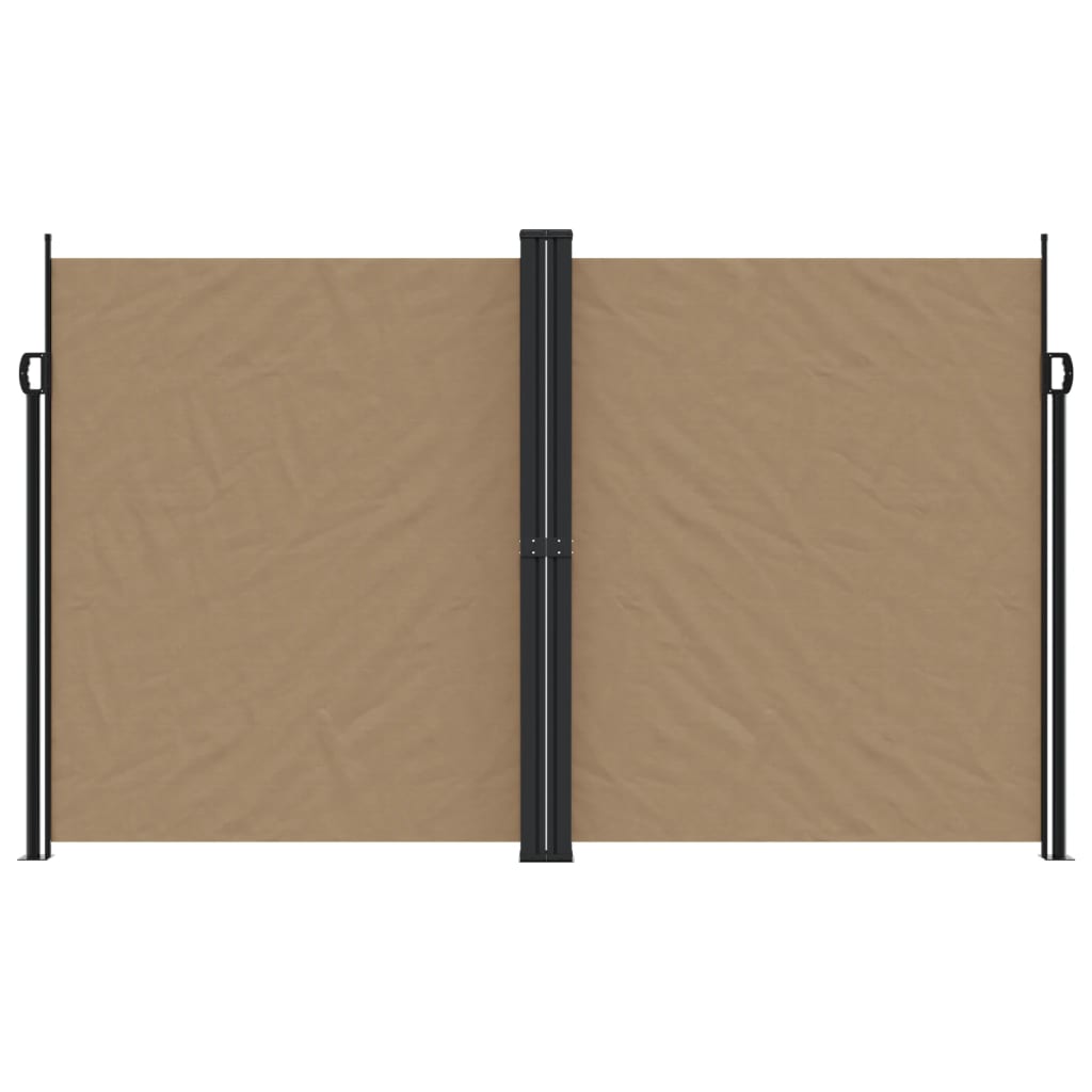 Vidaxl Windshield utvidbar 200x600 cm taupe