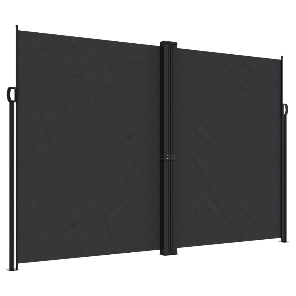 Vidaxx pare-vent extensible 220x600 cm noir