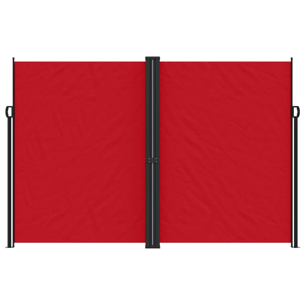 Vidaxx pare-vent extensible 220x600 cm rouge