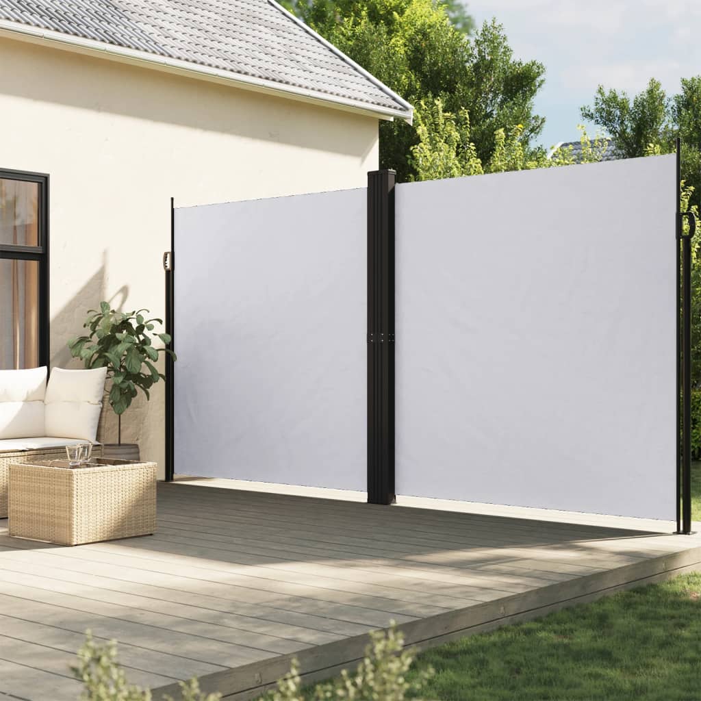 Vidaxx pare-vent extensible 220x600 cm blanc
