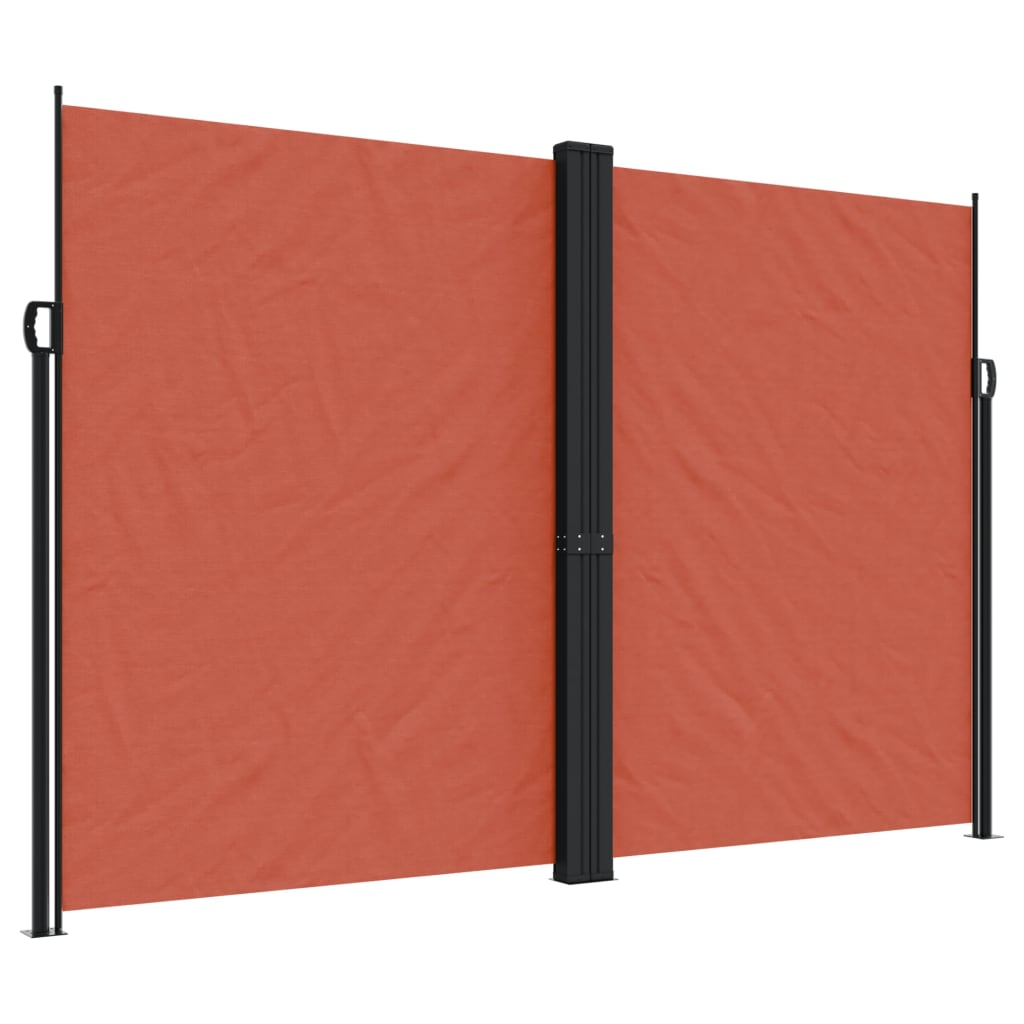 Vidaxx pare-vent extensible 220x600 cm terre cuite