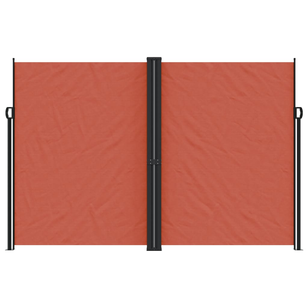 Vidaxx pare-vent extensible 220x600 cm terre cuite