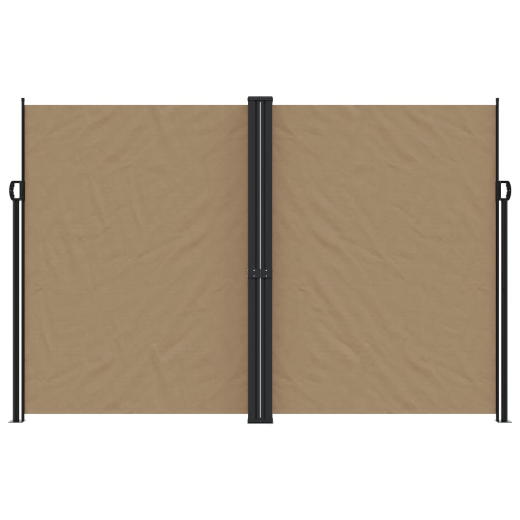 Vidaxl Windshield utvidbar 220x600 cm taupe