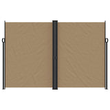 Vidaxl Windshield utvidbar 220x600 cm taupe